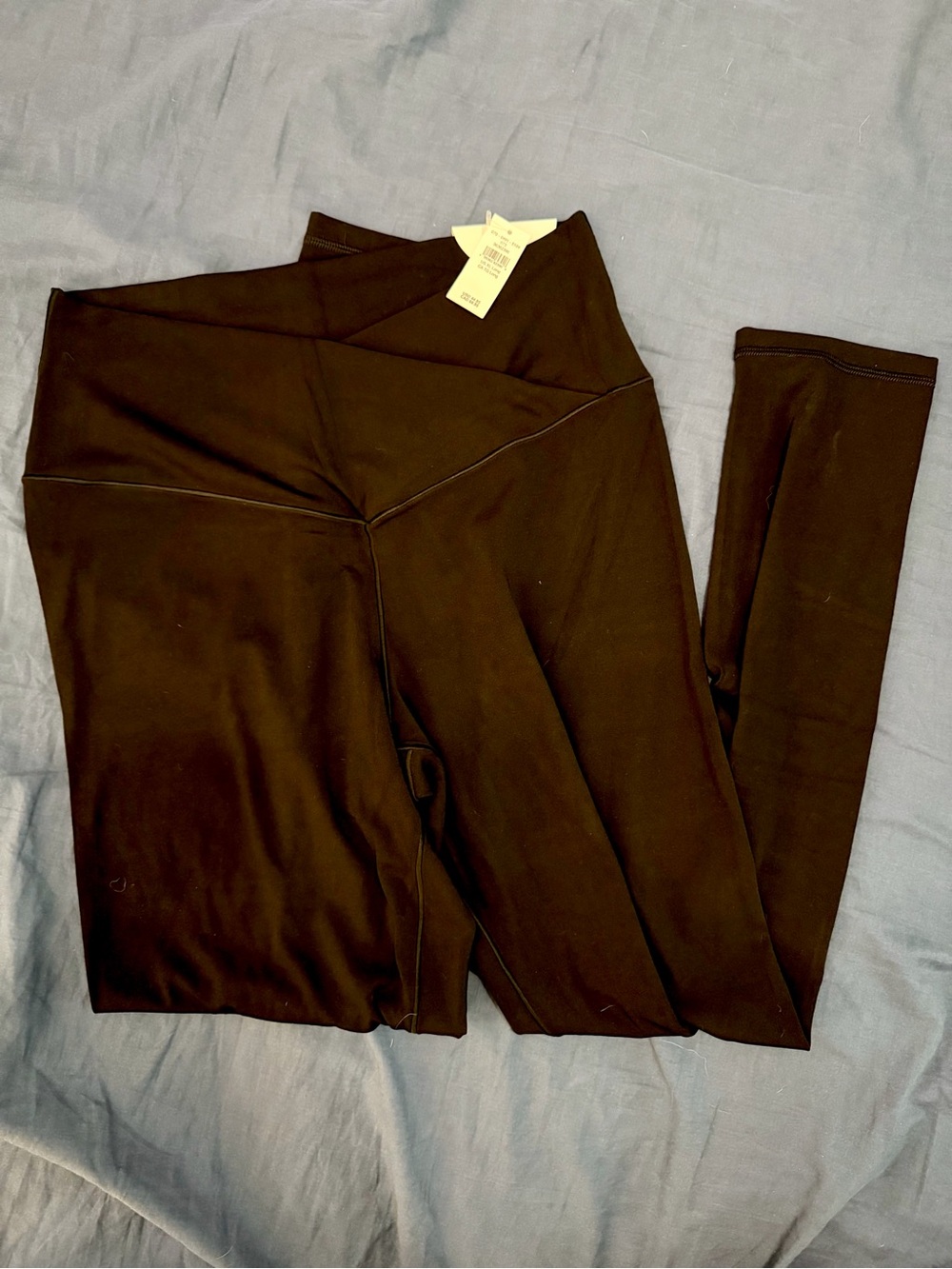 aerie Black High-Waist Crossover Leggings